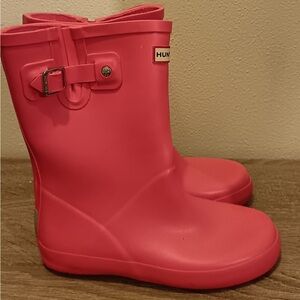 Hunter Kids Bright Pink Rain Boots